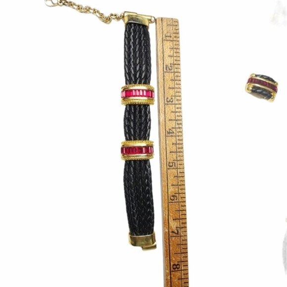 Rare Vintage 1980s Ron Rizzo Designer Jewelry Set – Bold Statement Elegance - Picture 10 of 10